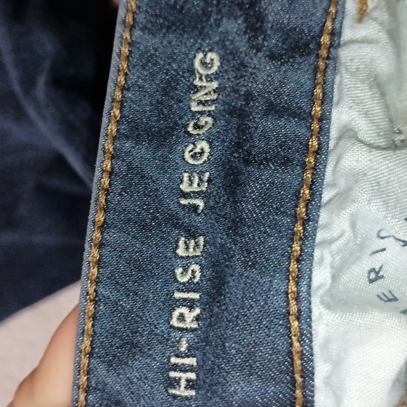 American Eagle Hi Rise Jeggings Size 10 - Picture 4 of 8